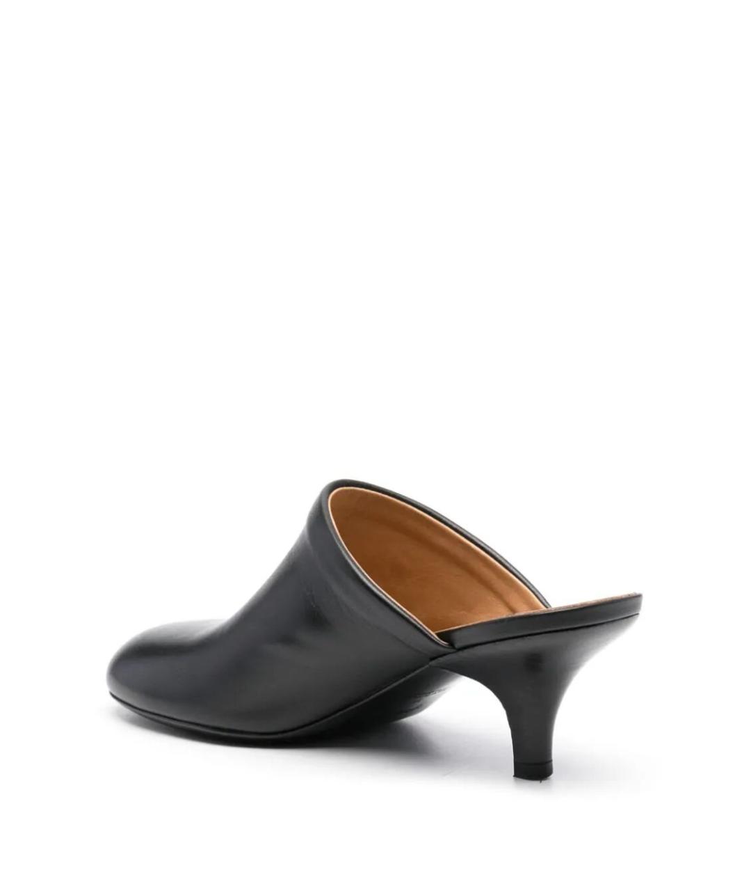 MARSELL Черные кожаные мюли, фото 3