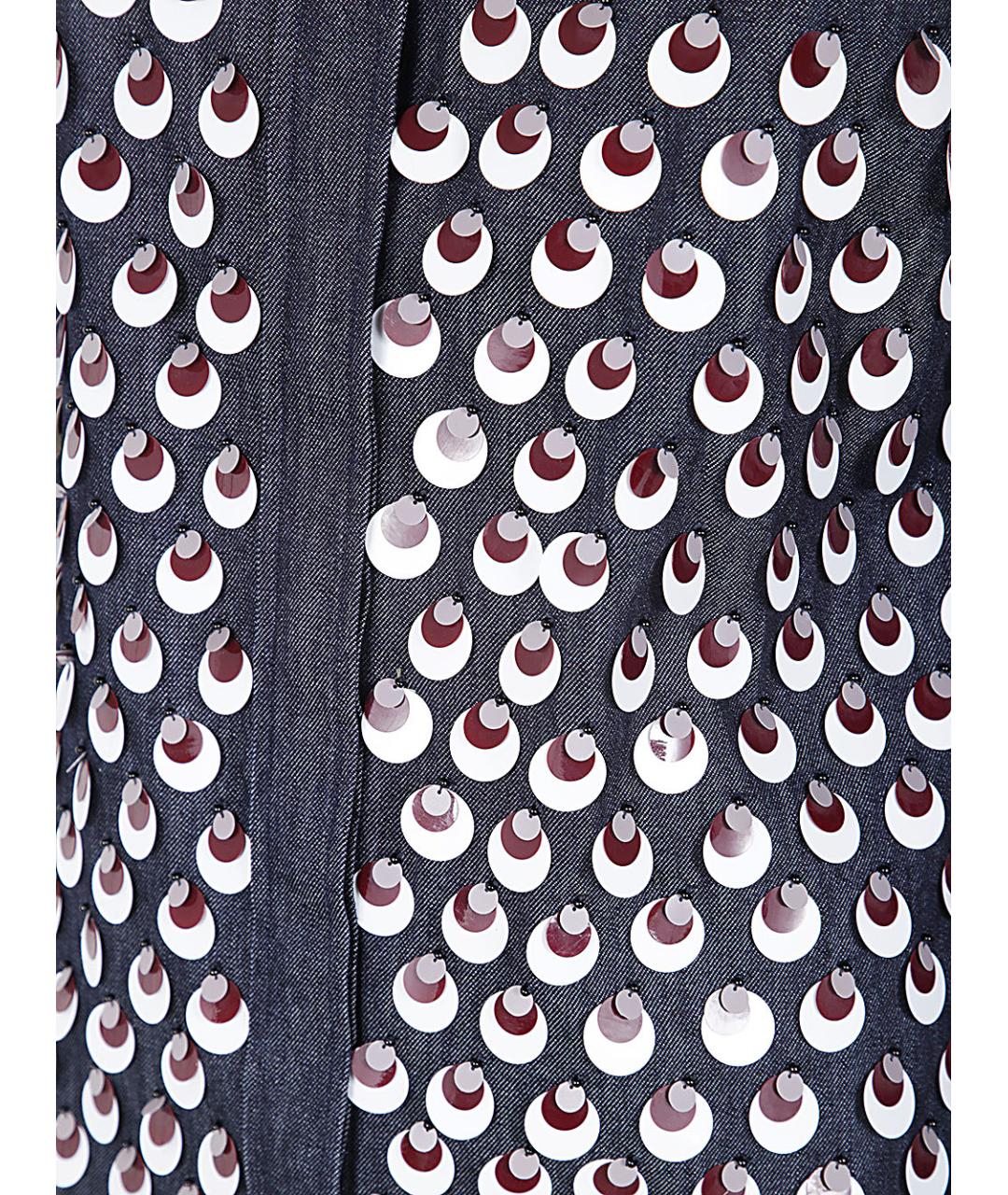 DRIES VAN NOTEN Синяя хлопковая рубашка, фото 3