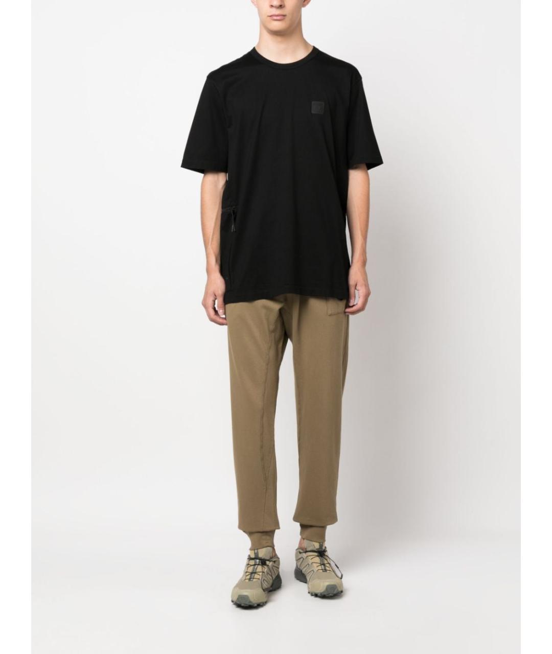 CP COMPANY Черная хлопковая футболка, фото 5