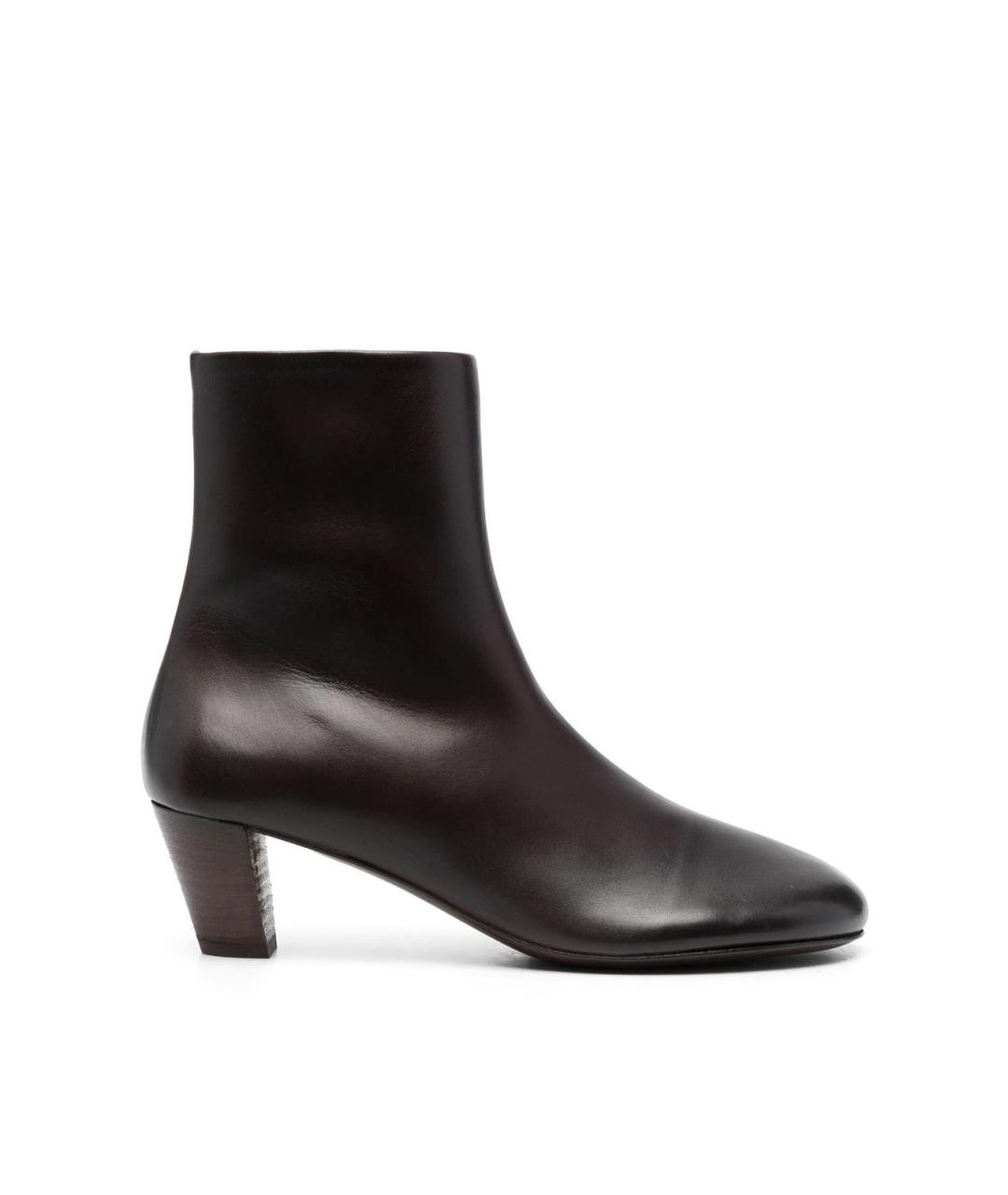 MARSELL Коричневые кожаные ботильоны, фото 1