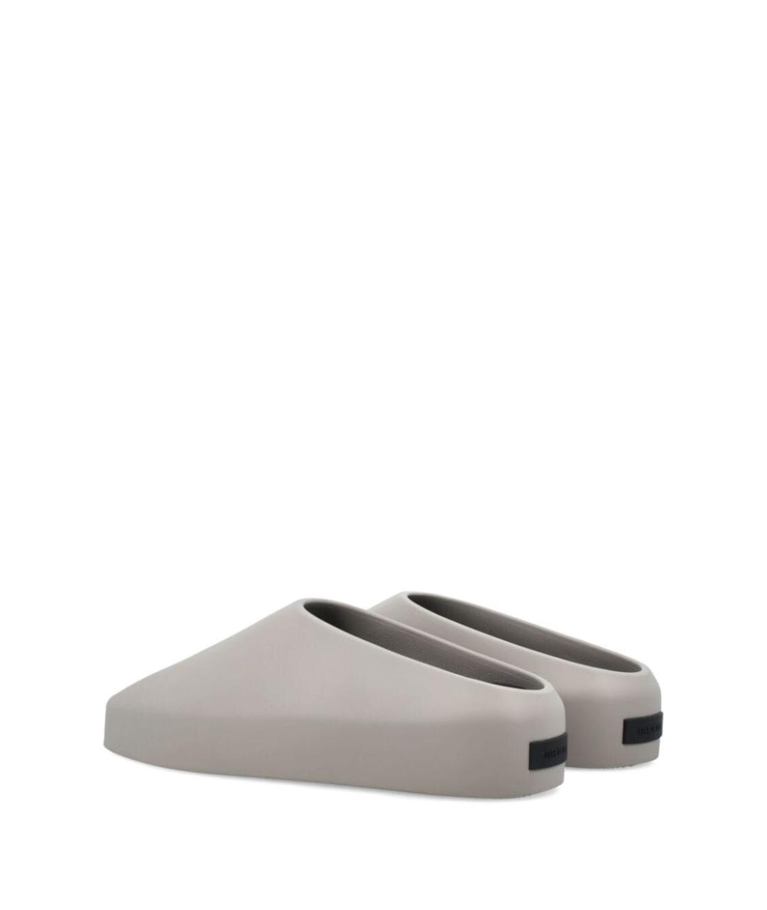 FEAR OF GOD Серые синтетические шлепанцы, фото 2