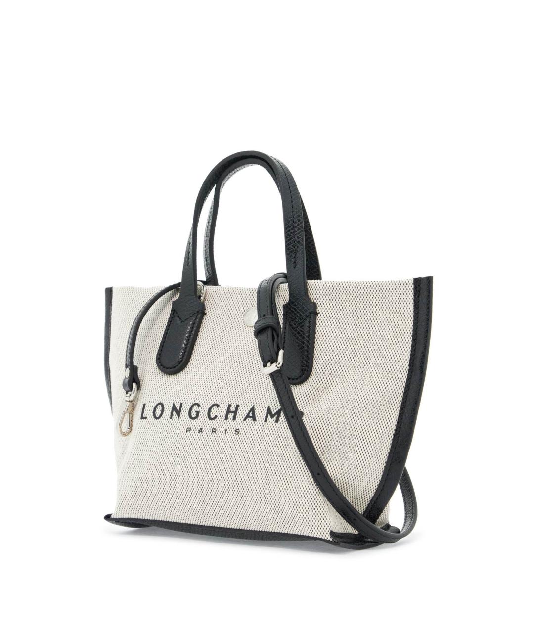 LONGCHAMP Бежевая хлопковая сумка через плечо, фото 5