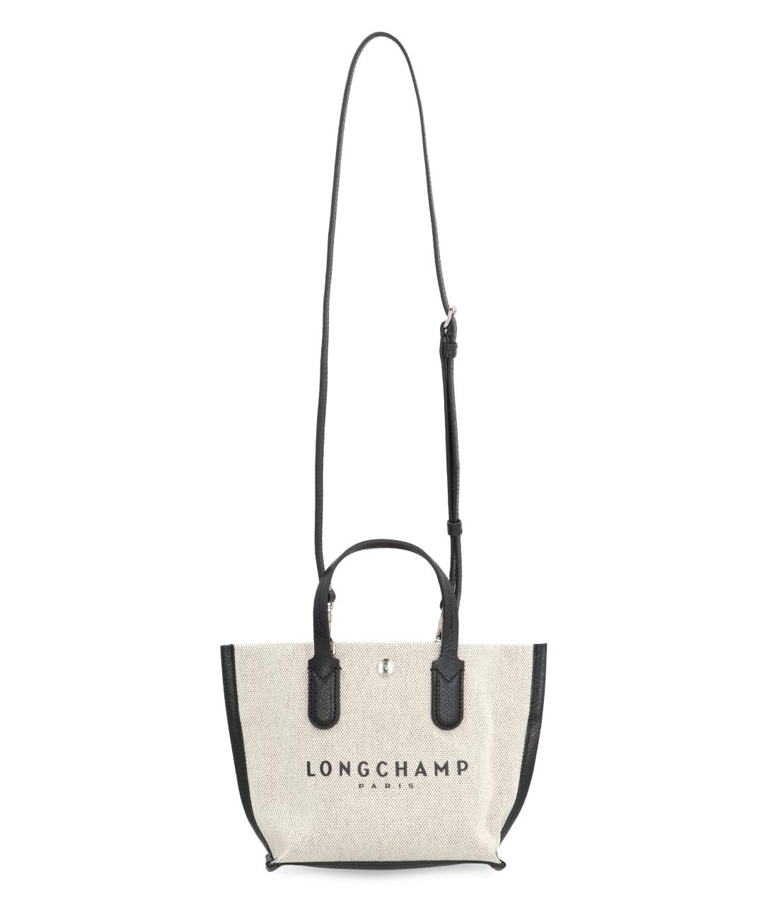 LONGCHAMP Бежевая хлопковая сумка через плечо, фото 1