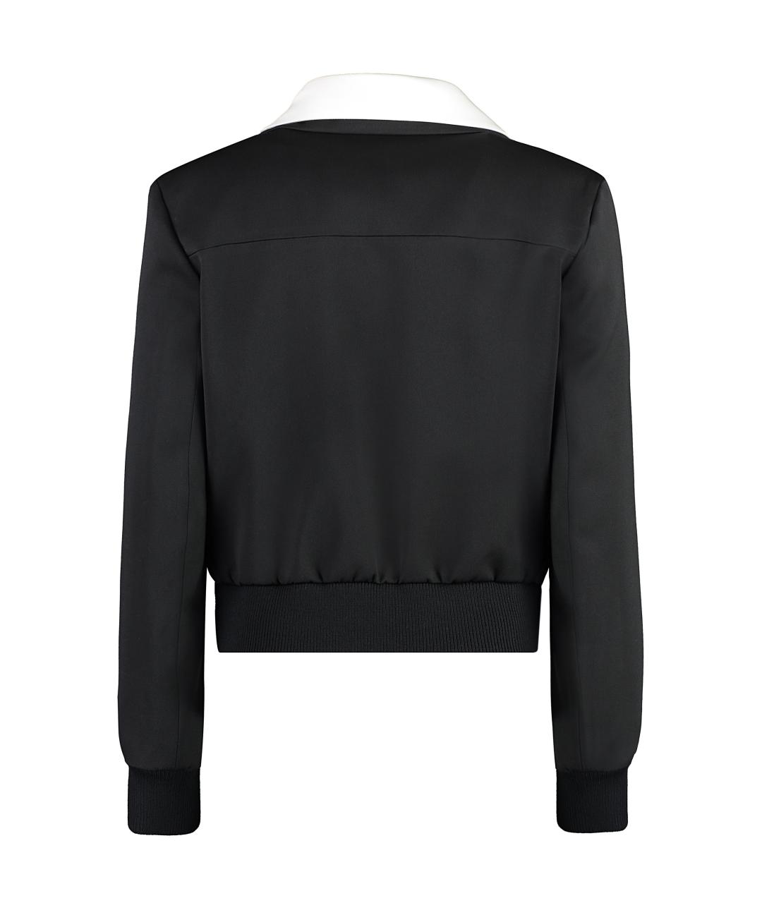 PRADA Черная шерстяная куртка, фото 2