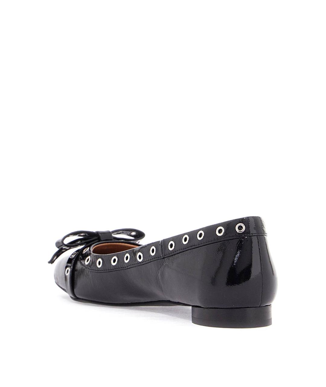 GANNI Черные балетки, фото 3