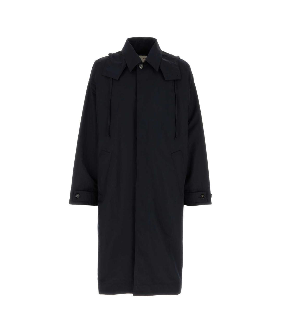 BOTTEGA VENETA Темно-синяя полиамидовая парка, фото 1