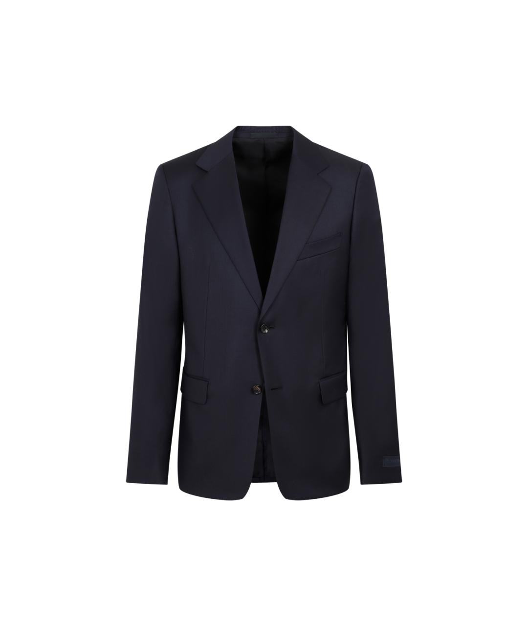 LANVIN Синяя шерстяная куртка, фото 1