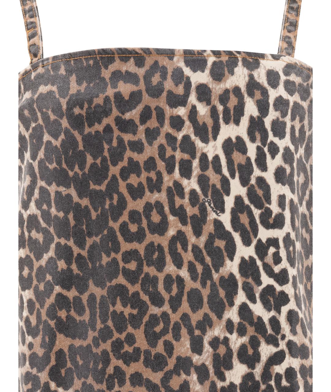 GANNI Мульти хлопковое повседневное платье, фото 3