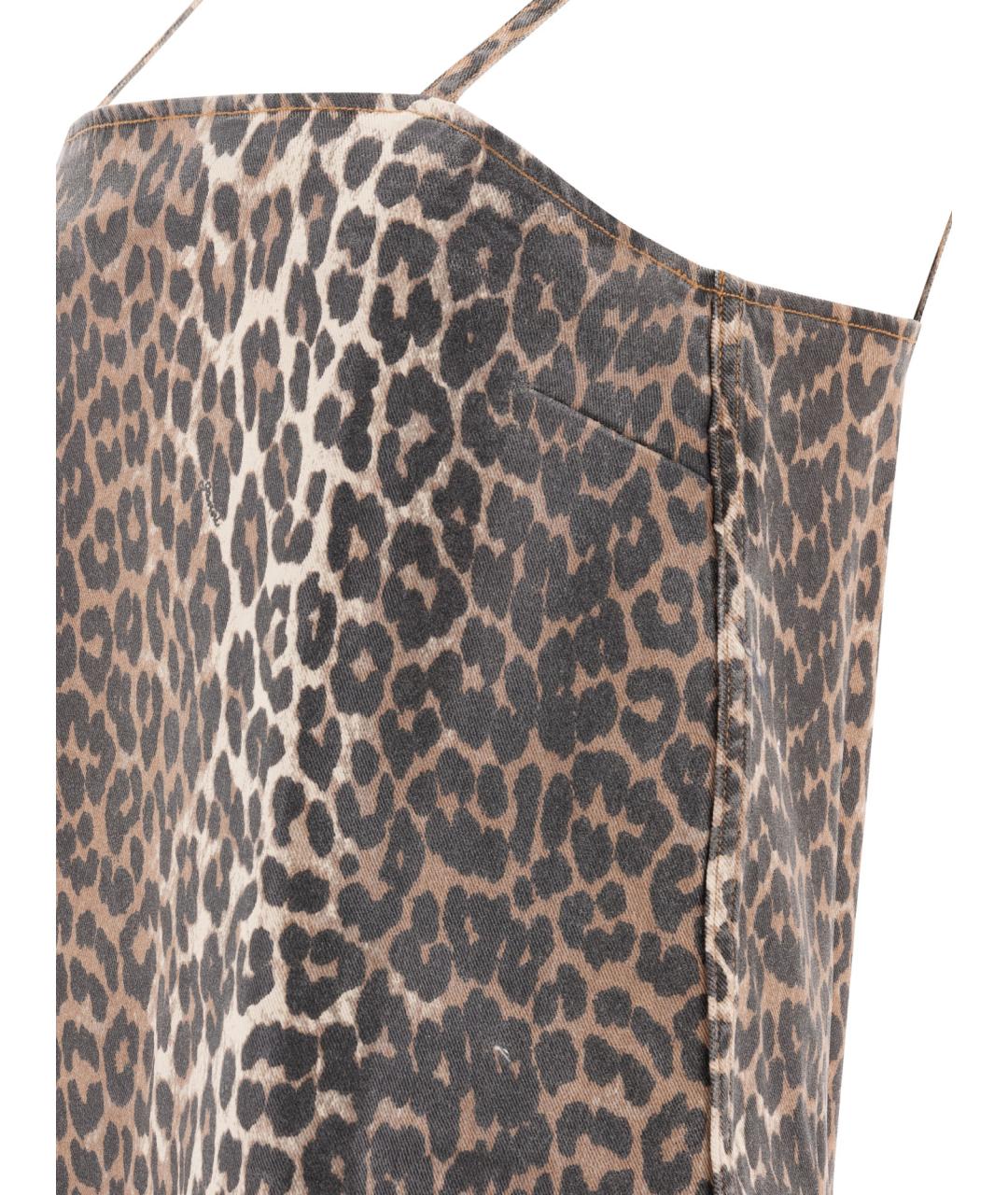 GANNI Мульти хлопковое повседневное платье, фото 4