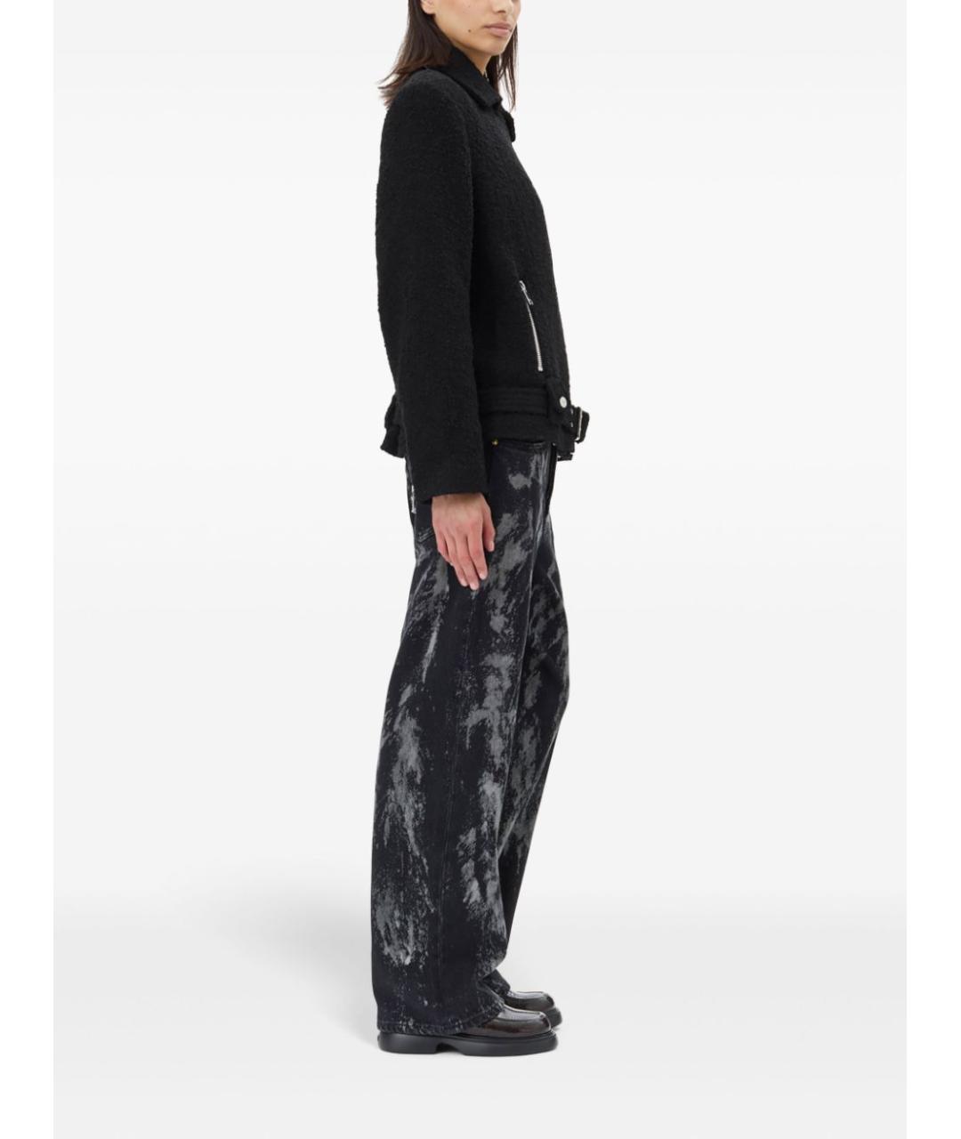 GANNI Черная шерстяная куртка, фото 5