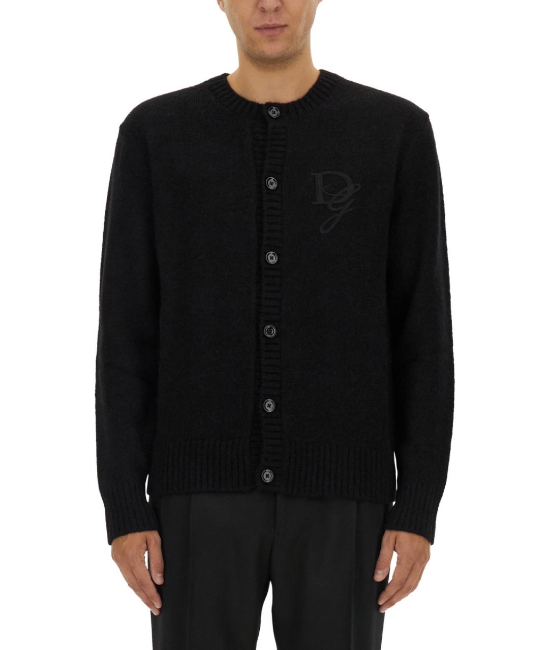 DOLCE&GABBANA Черный кардиган, фото 2