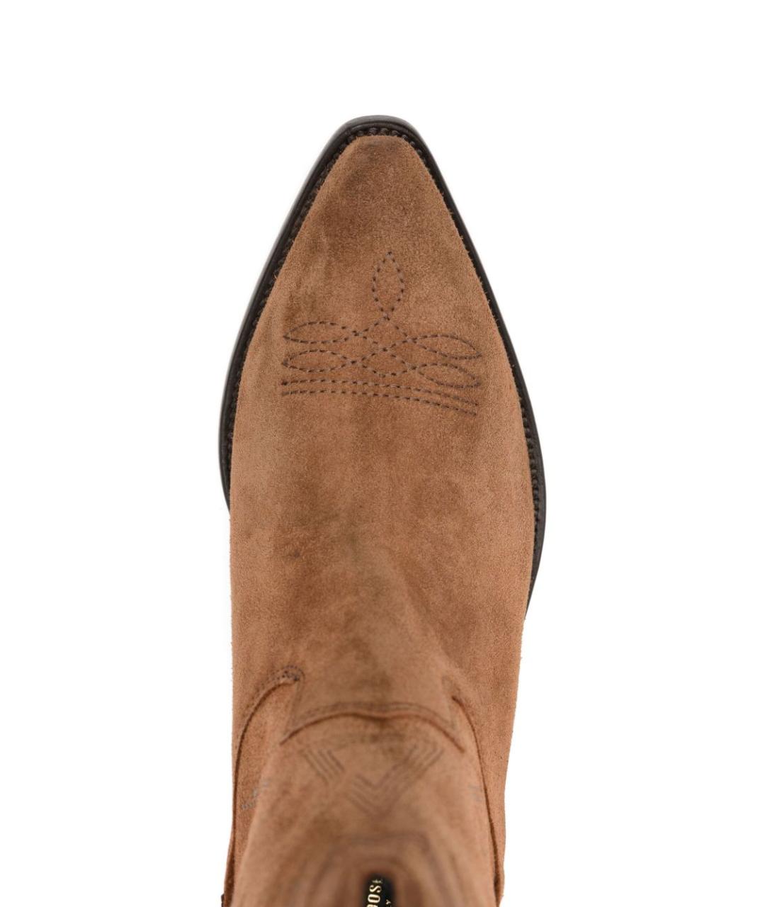 GOLDEN GOOSE DELUXE BRAND Коричневые замшевые ботинки, фото 2