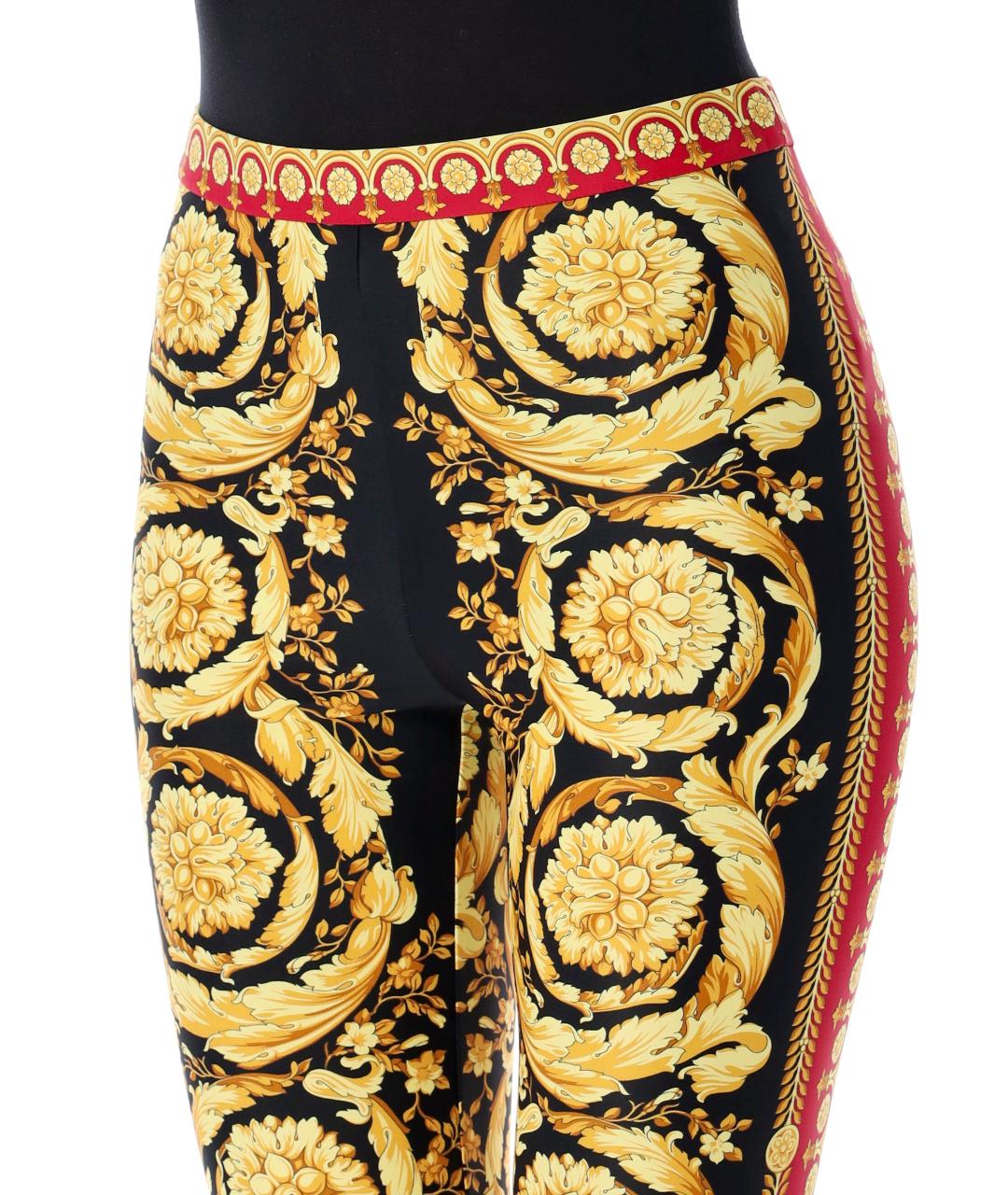VERSACE Мульти полиамидовые леггинсы и велосипедки, фото 4