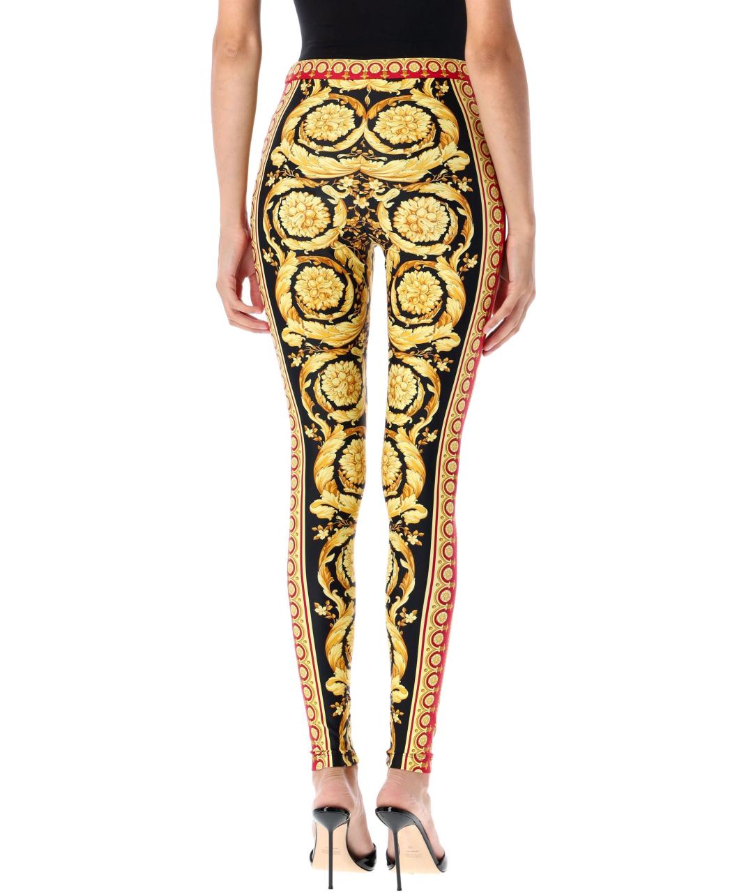 VERSACE Мульти полиамидовые леггинсы и велосипедки, фото 3