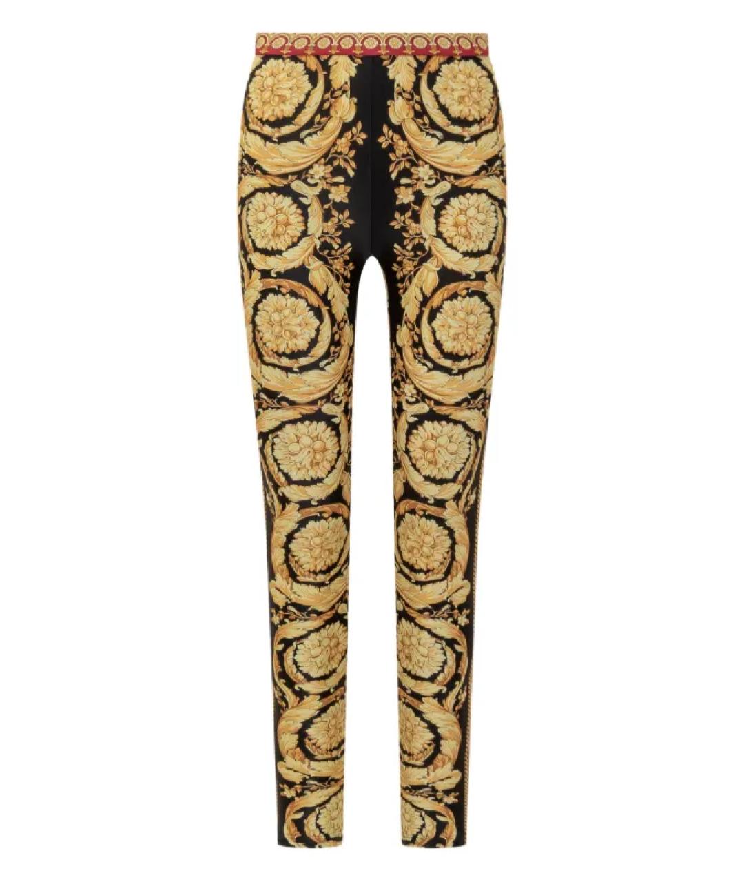 VERSACE Мульти полиамидовые леггинсы и велосипедки, фото 1
