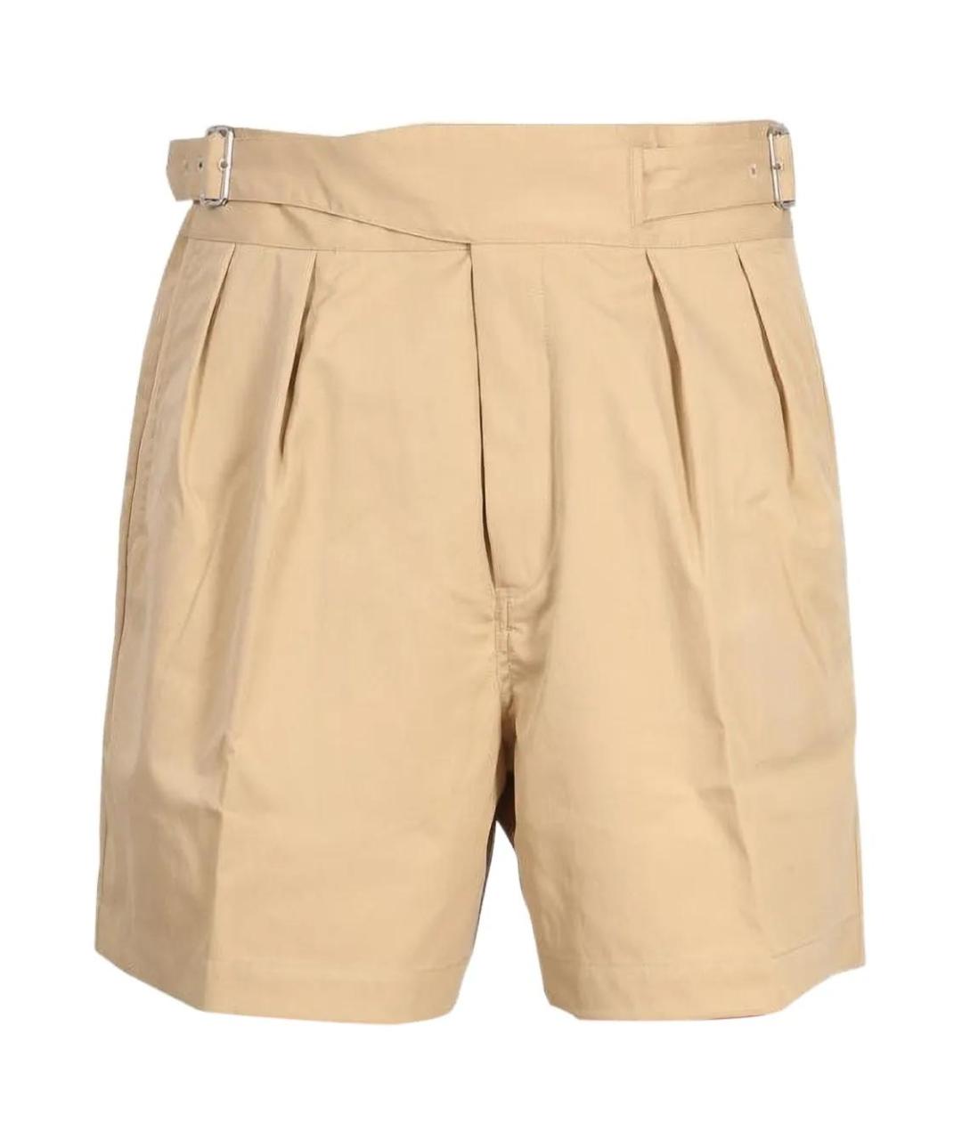 KENZO Бежевые хлопковые шорты, фото 1