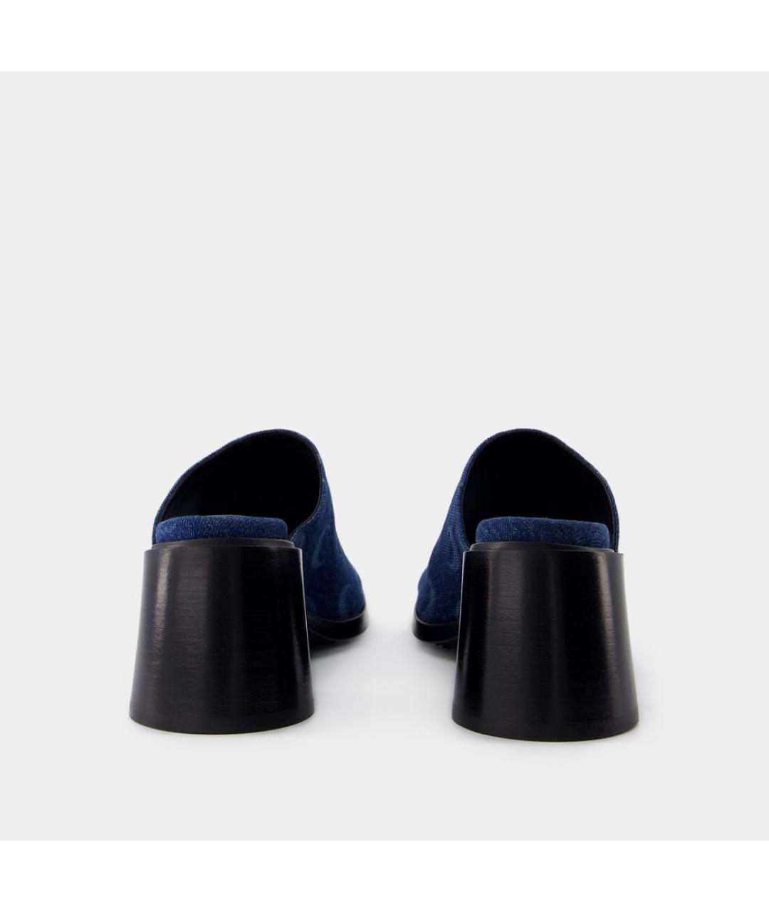 MARINE SERRE Синие текстильные туфли, фото 3