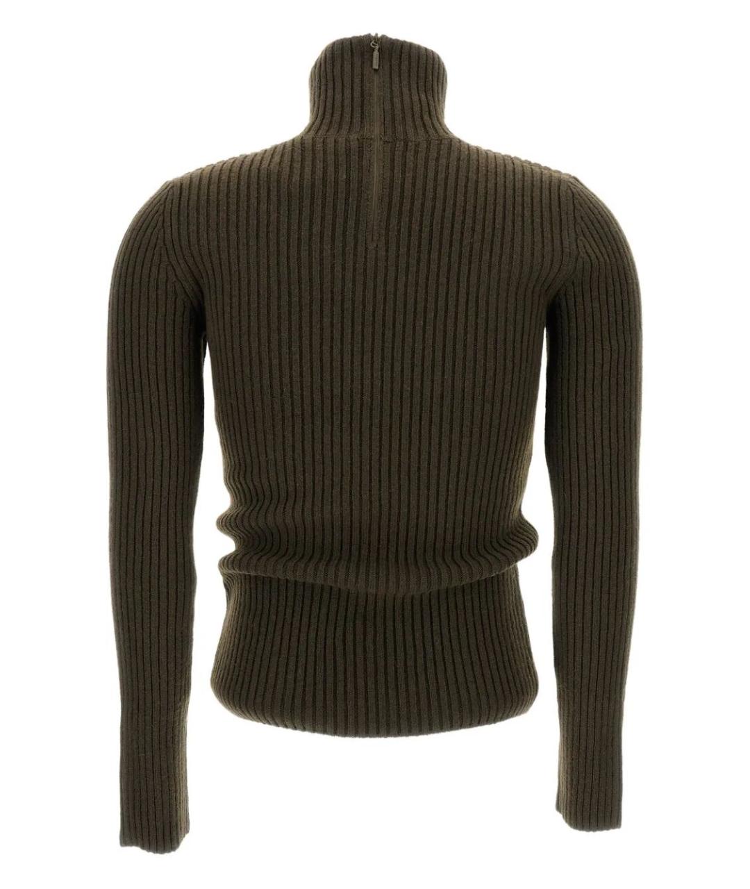MAX MARA Зеленый кашемировый джемпер / свитер, фото 2