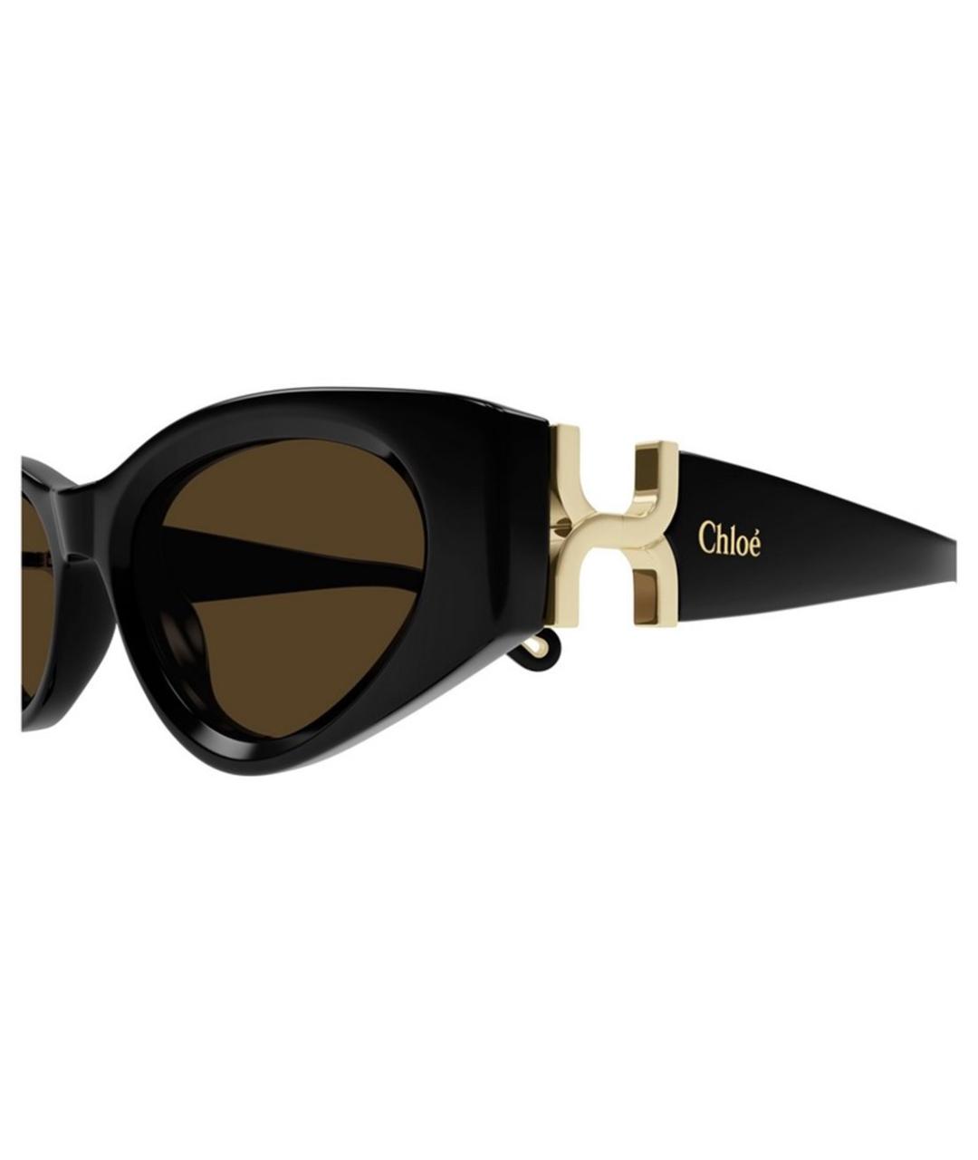 CHLOE Черные солнцезащитные очки, фото 3
