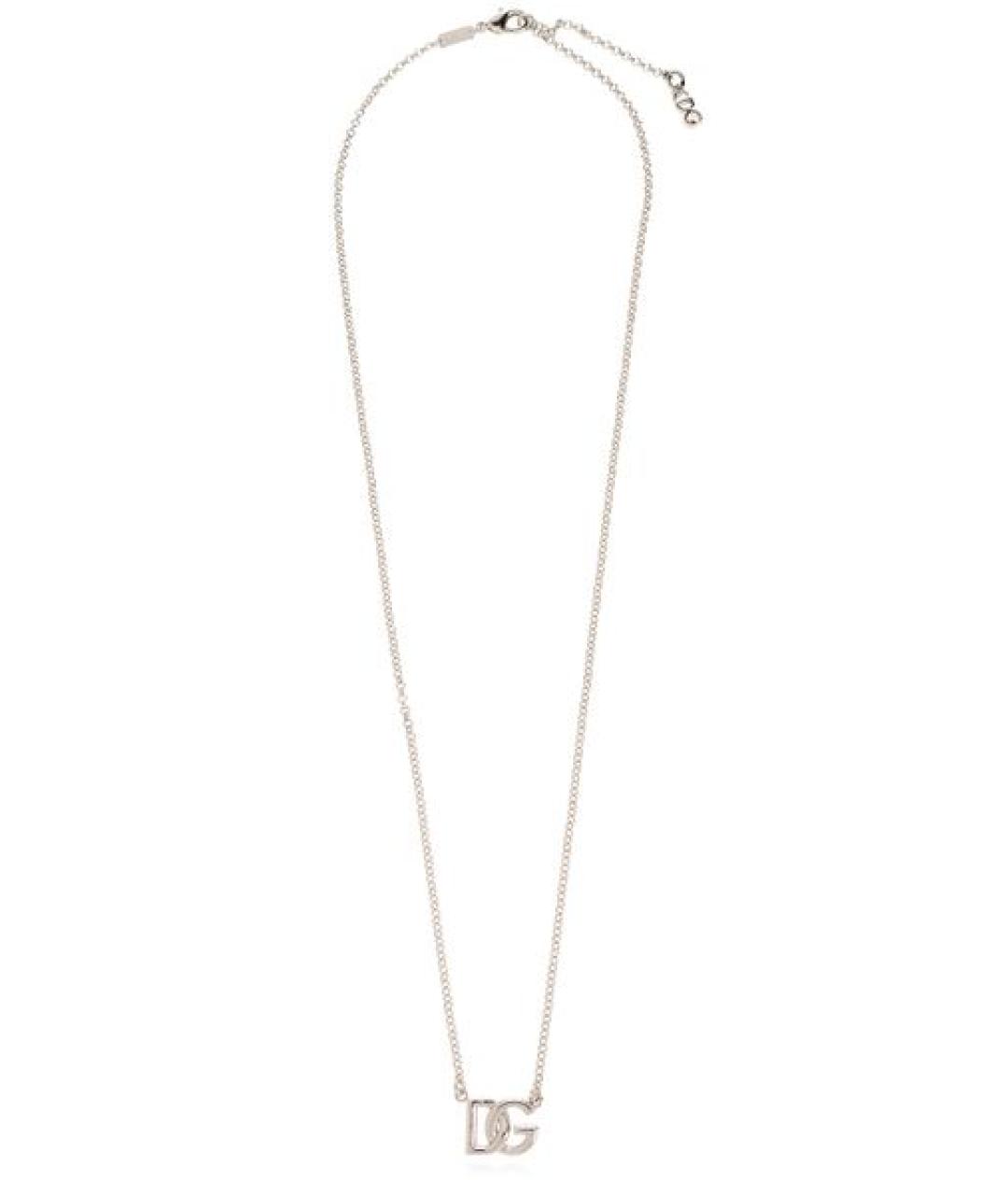 DOLCE&GABBANA Серебряная металлическая цепочка/подвеска, фото 1