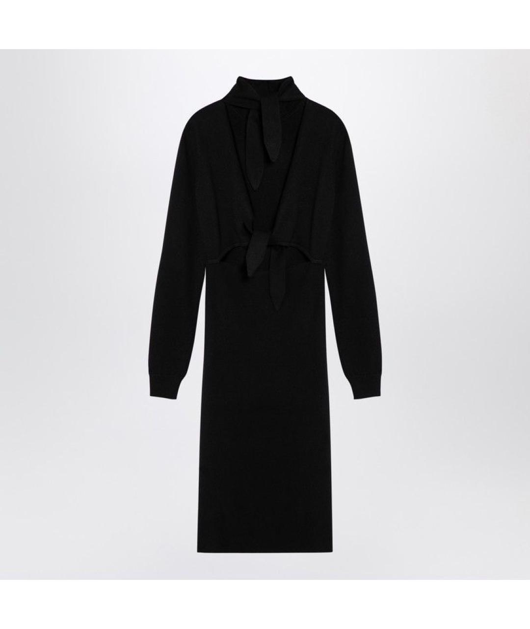 GIVENCHY Черное шерстяное повседневное платье, фото 2