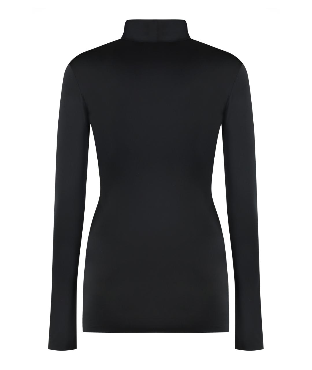 PRADA Черная полиэстеровая водолазка, фото 2
