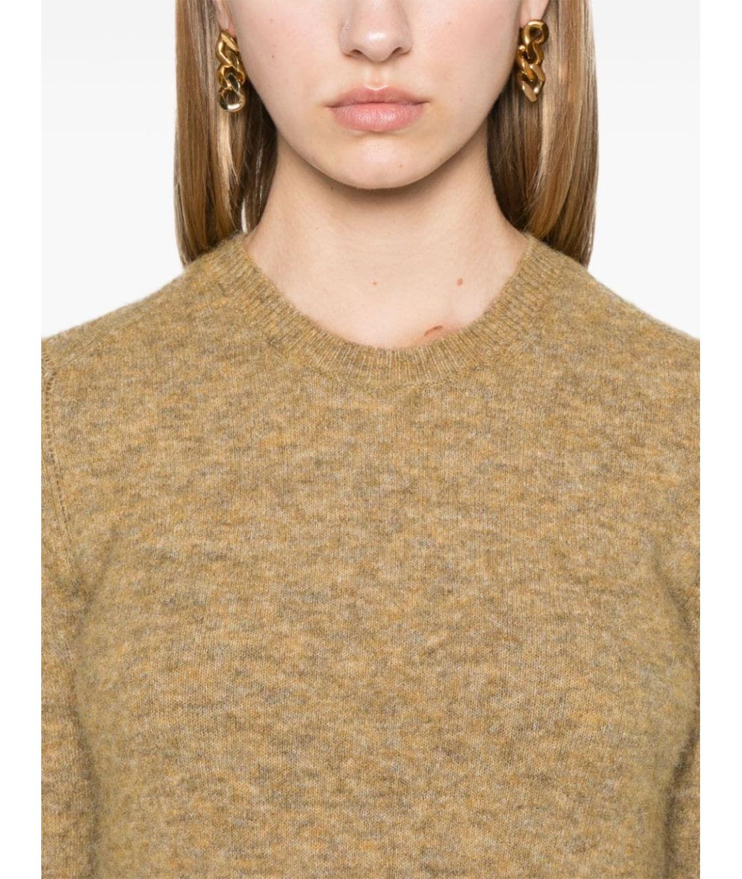 ISABEL MARANT Бежевый полиамидовый джемпер / свитер, фото 5