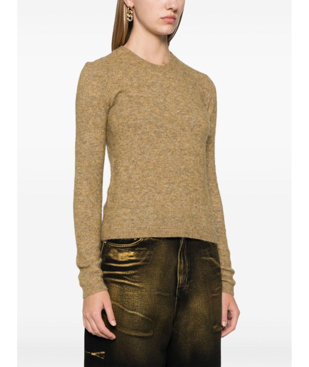 ISABEL MARANT Бежевый полиамидовый джемпер / свитер, фото 3