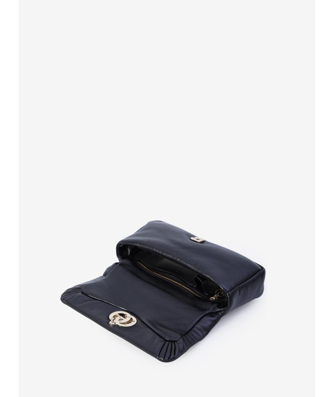 GUCCI Черная кожаная сумка с короткими ручками, фото 4