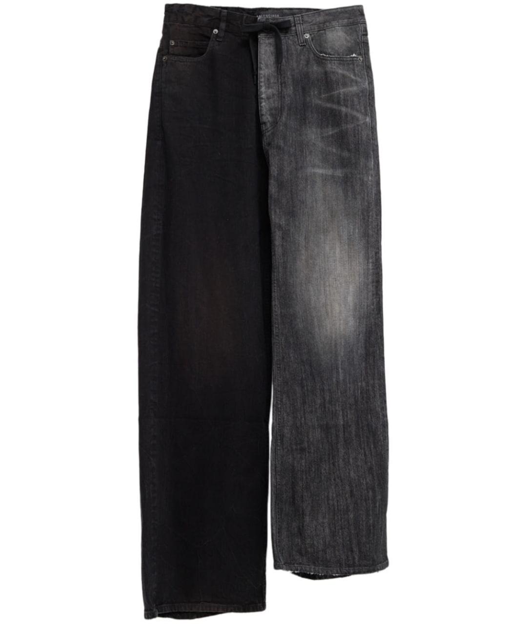 BALENCIAGA Черные хлопковые повседневные брюки, фото 1