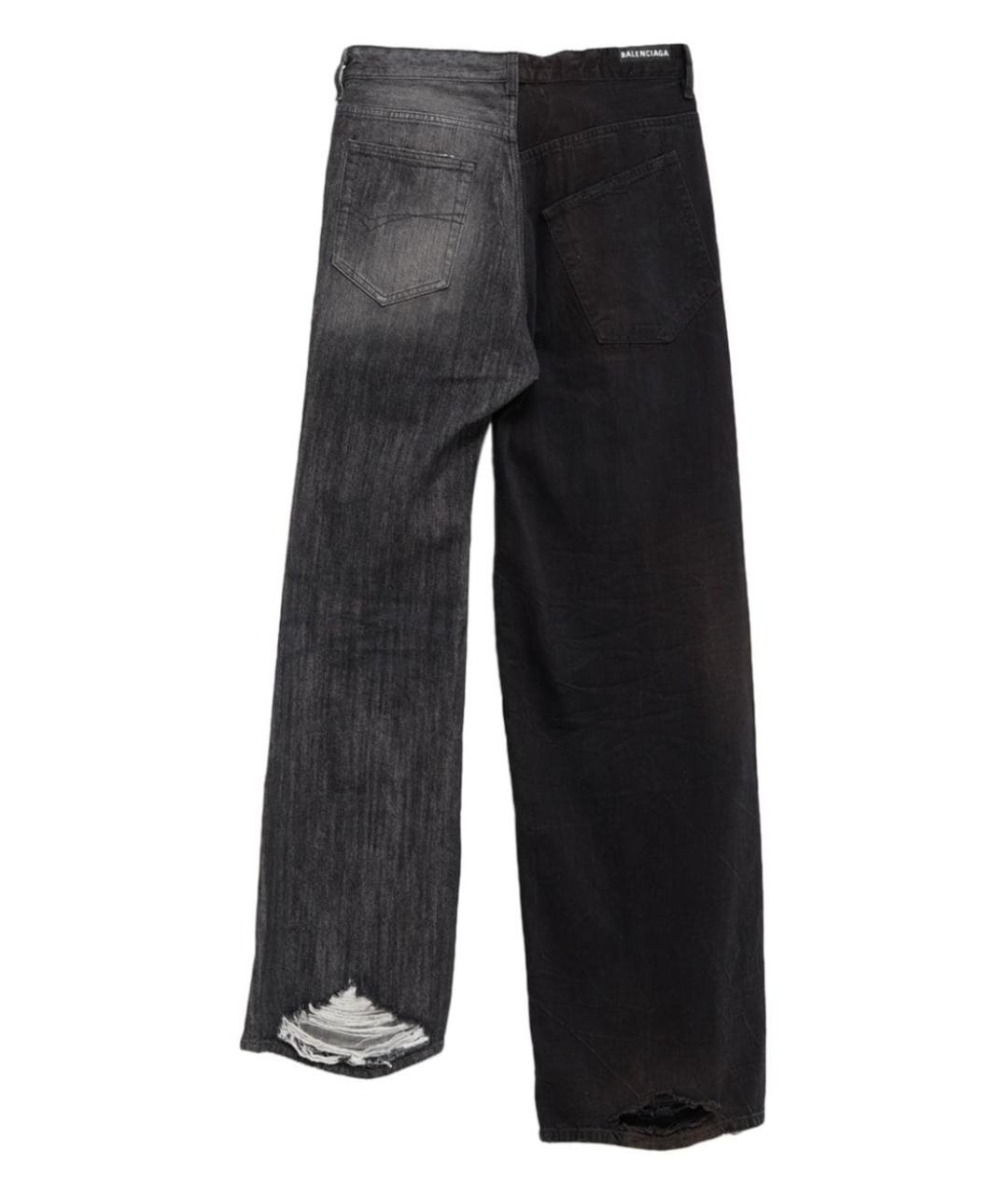 BALENCIAGA Черные хлопковые повседневные брюки, фото 3