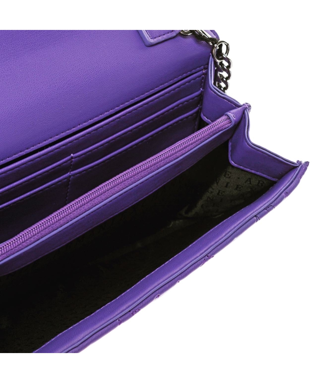 EMPORIO ARMANI Фиолетовая сумка тоут из искусственной кожи, фото 3
