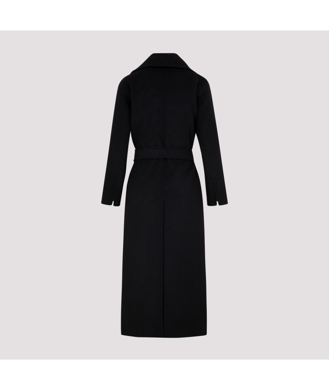 MAX MARA Черное шерстяное пальто, фото 3