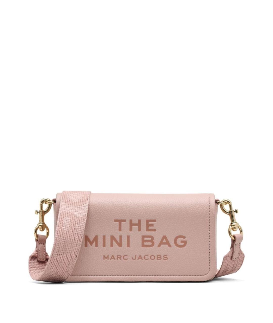 MARC JACOBS Розовая кожаная сумка через плечо, фото 1