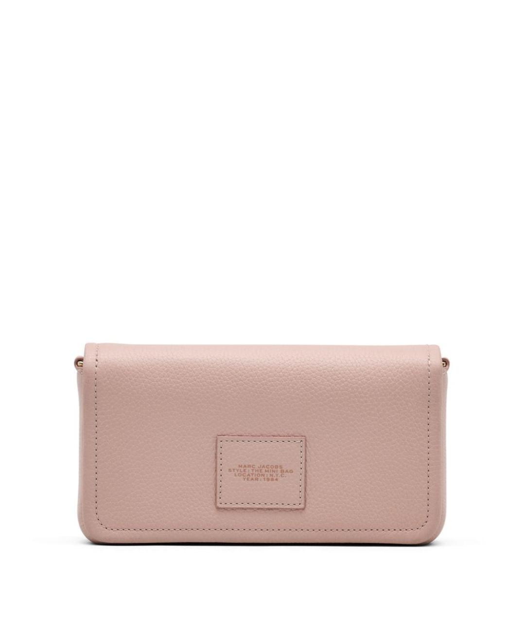 MARC JACOBS Розовая кожаная сумка через плечо, фото 4