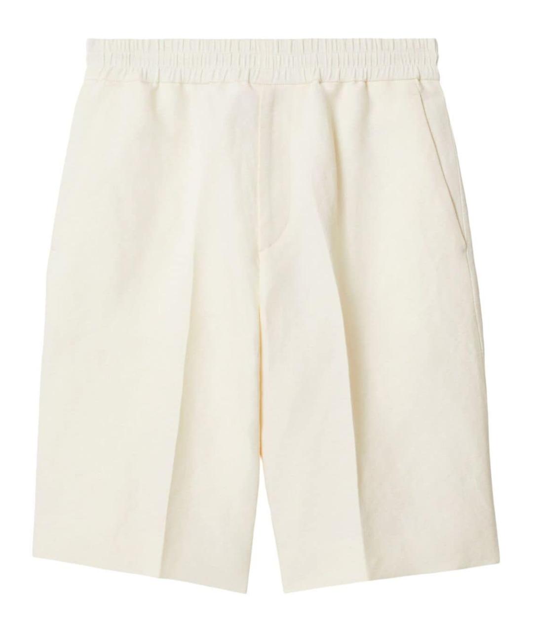 BURBERRY Бежевые шорты, фото 1