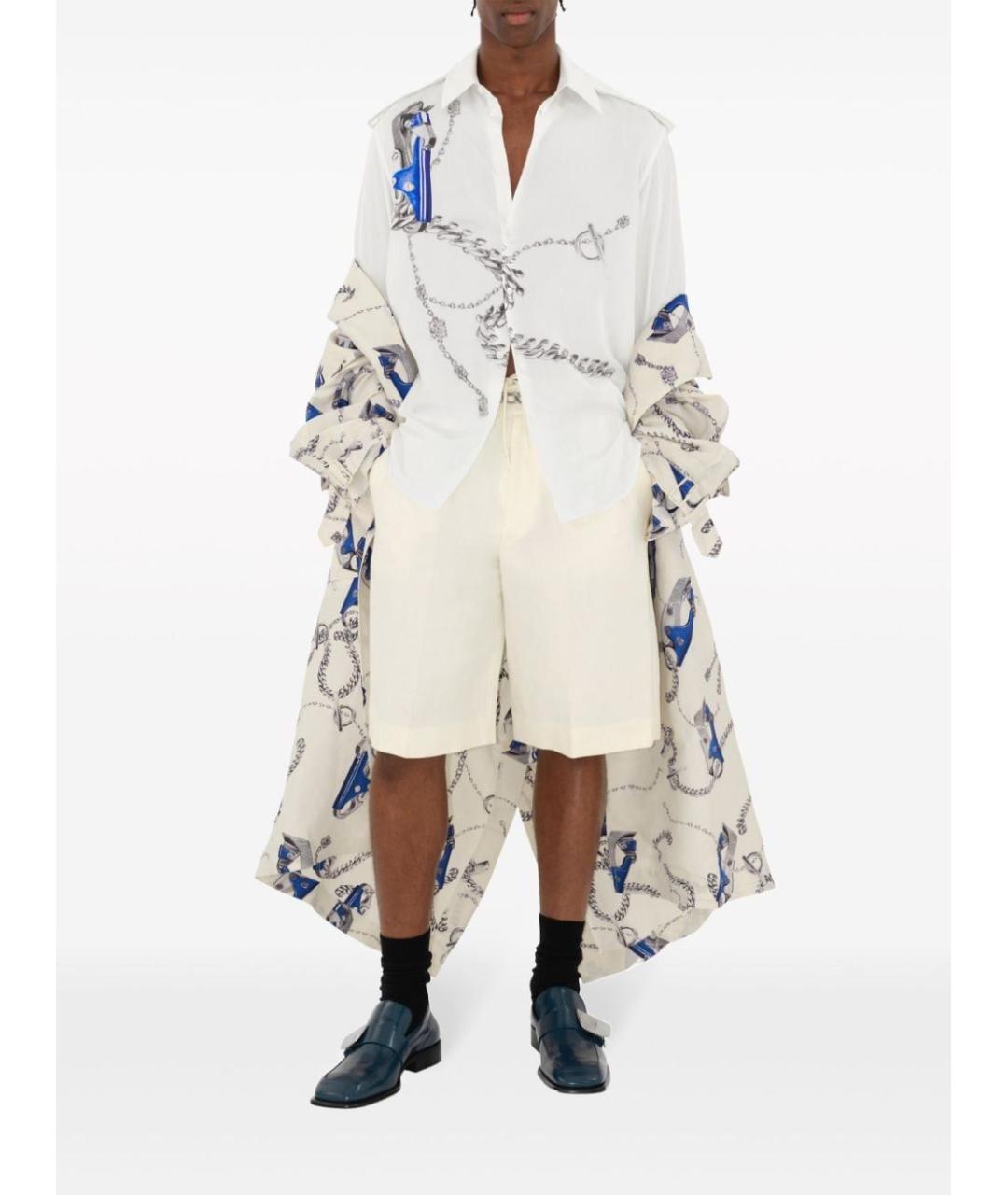 BURBERRY Бежевые шорты, фото 2