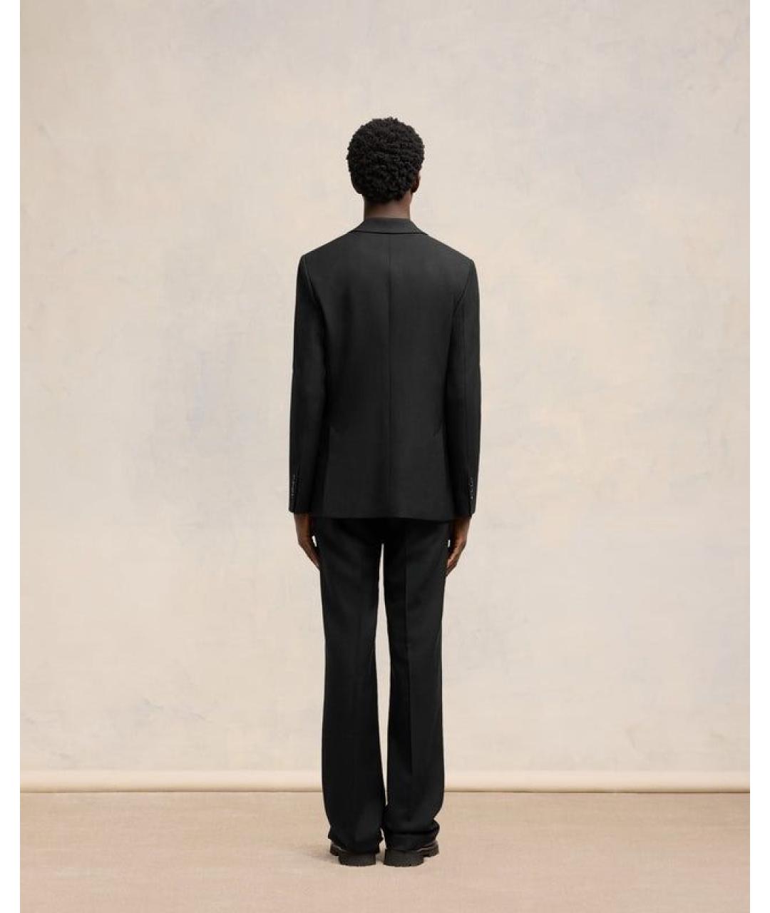 Ami Paris Черный шерстяной пиджак, фото 3