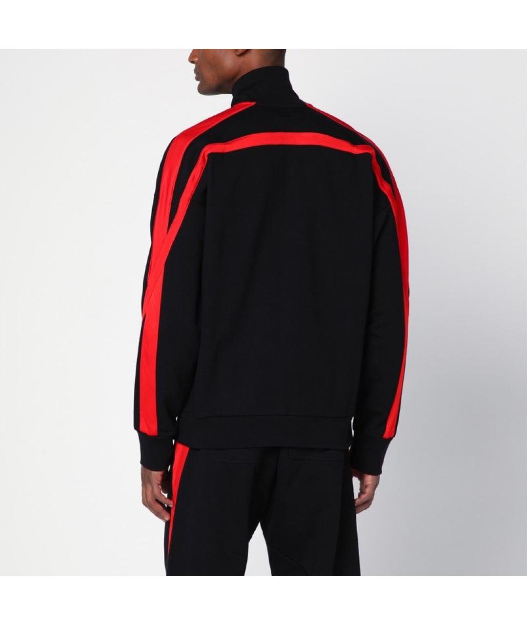 ALEXANDER MCQUEEN Черный хлопковый джемпер / свитер, фото 4