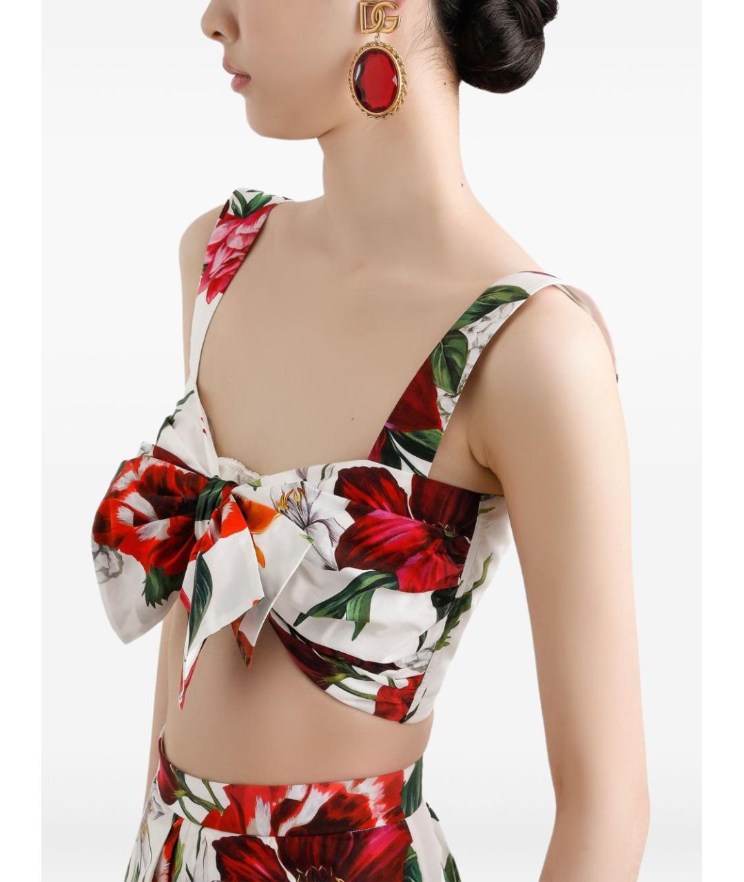 DOLCE&GABBANA Мульти хлопковый корсет, фото 4