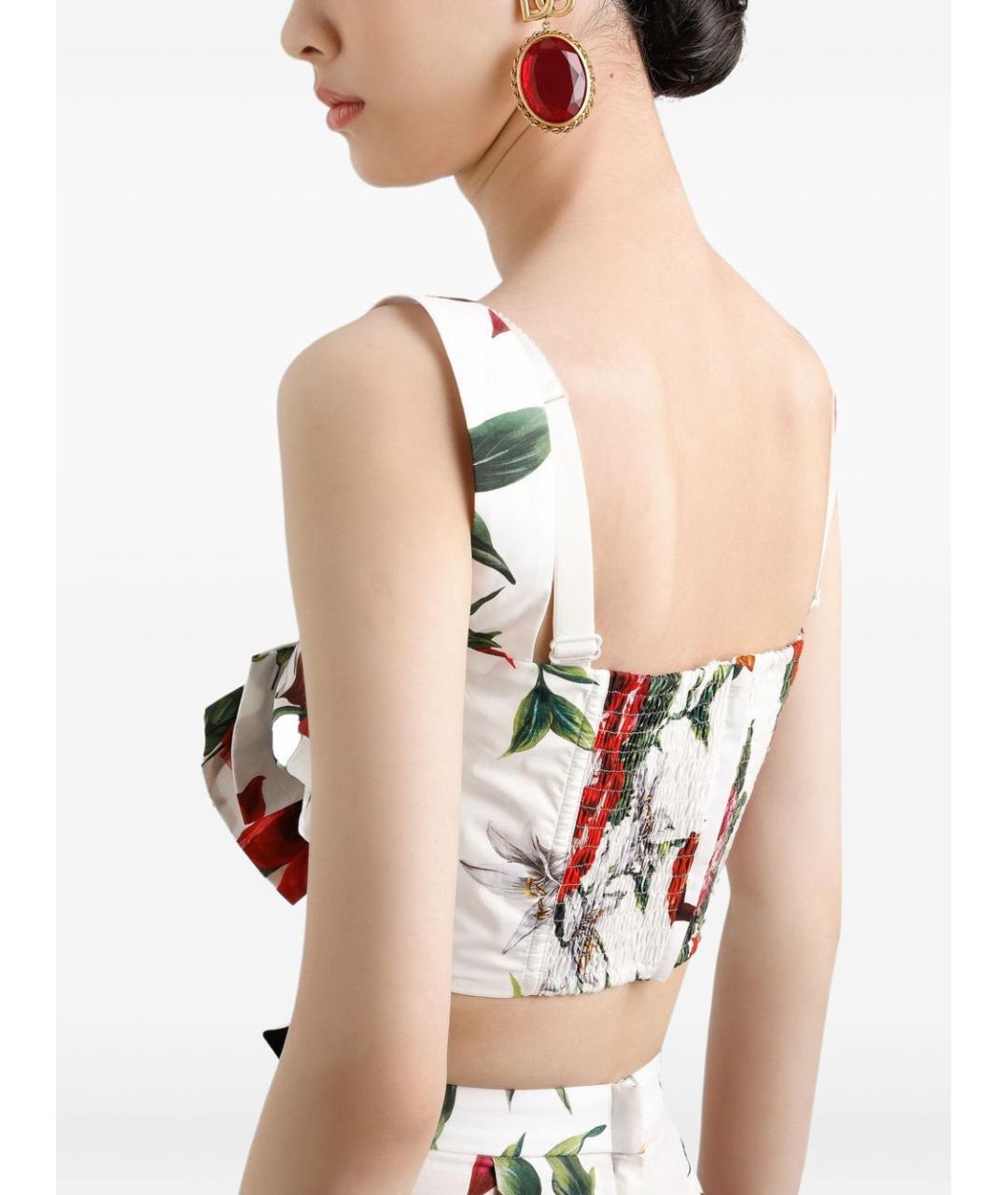 DOLCE&GABBANA Мульти хлопковый корсет, фото 5
