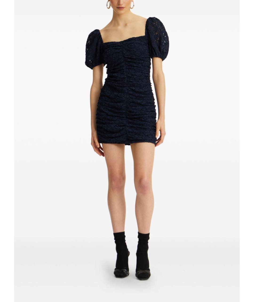 ROTATE Синее повседневное платье, фото 2