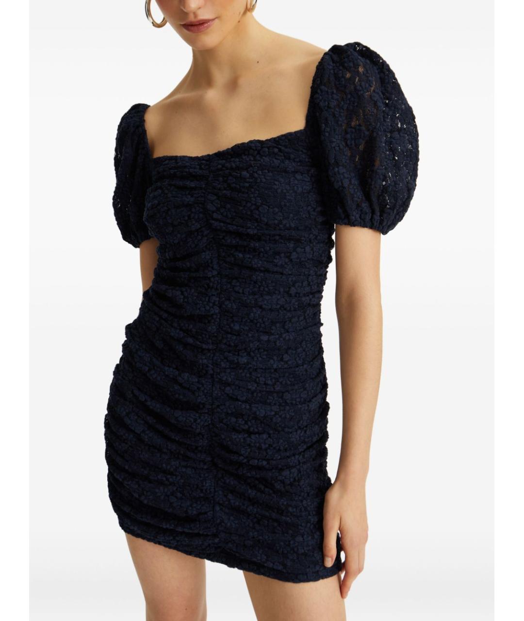 ROTATE Синее повседневное платье, фото 4