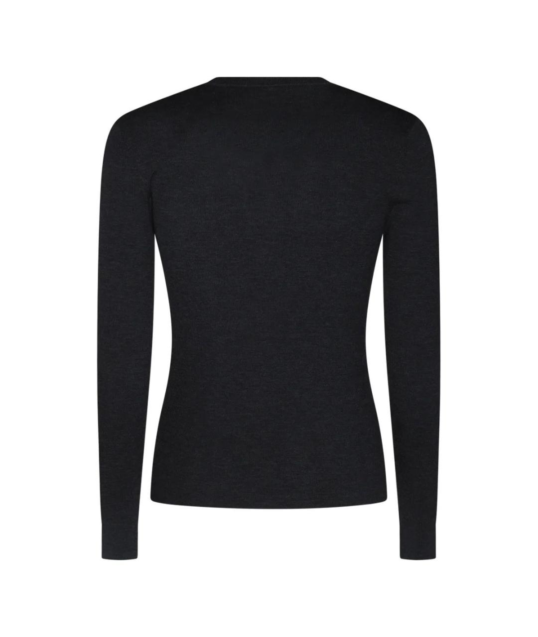 VALENTINO Серый шерстяной джемпер / свитер, фото 2