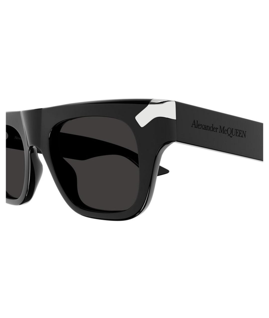 ALEXANDER MCQUEEN Черные солнцезащитные очки, фото 3