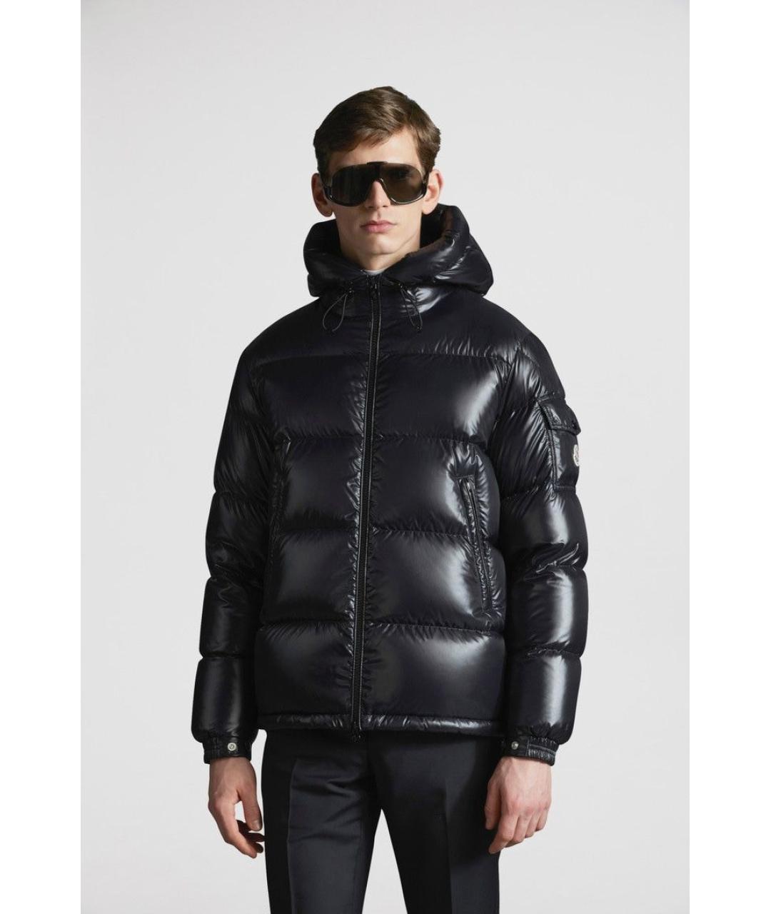 MONCLER Черная куртка, фото 2