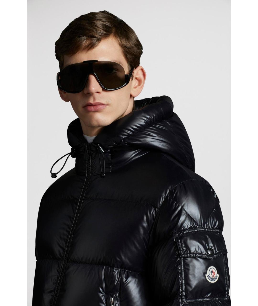 MONCLER Черная куртка, фото 3