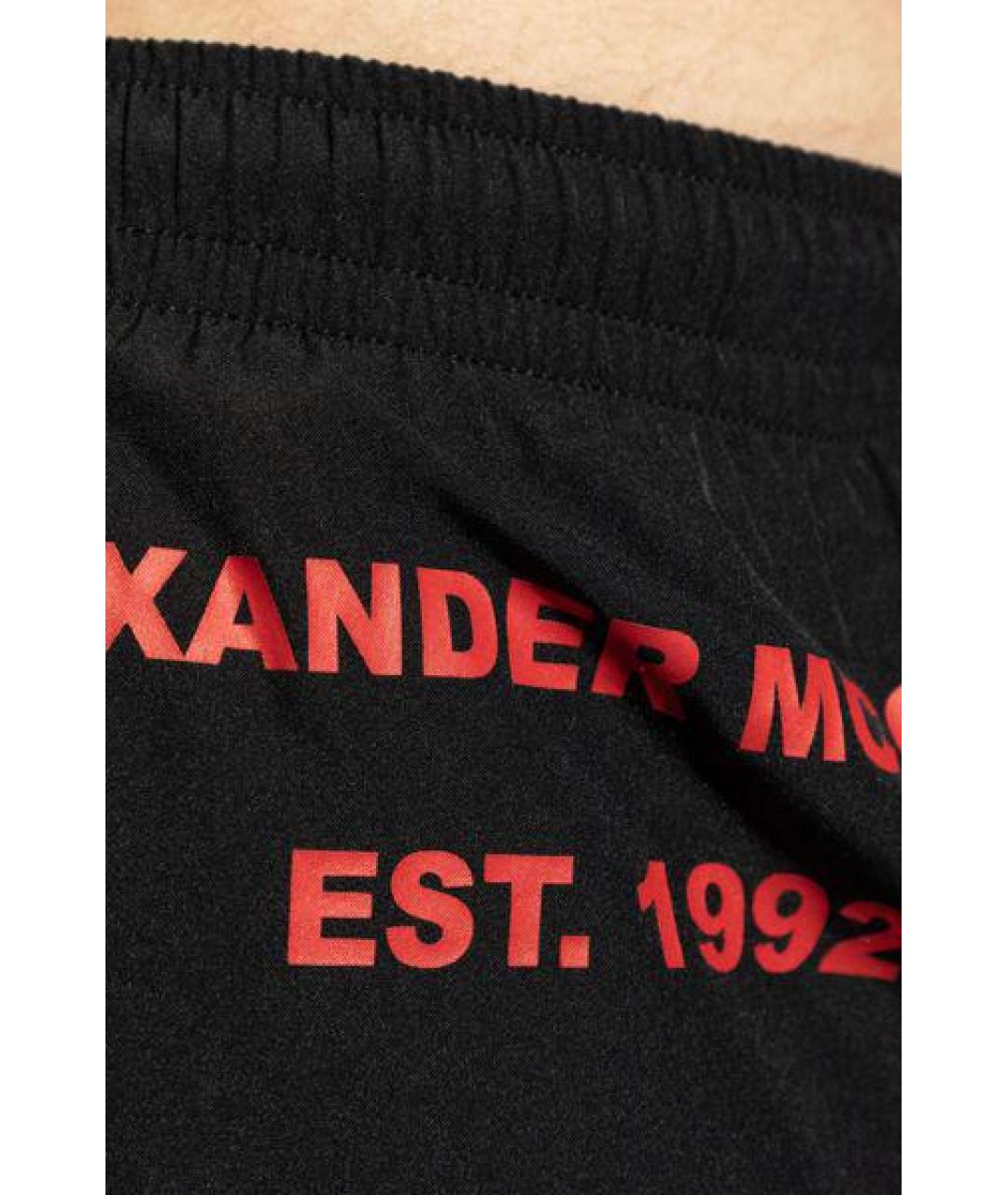 ALEXANDER MCQUEEN Черные полиамидовые плавки, фото 2