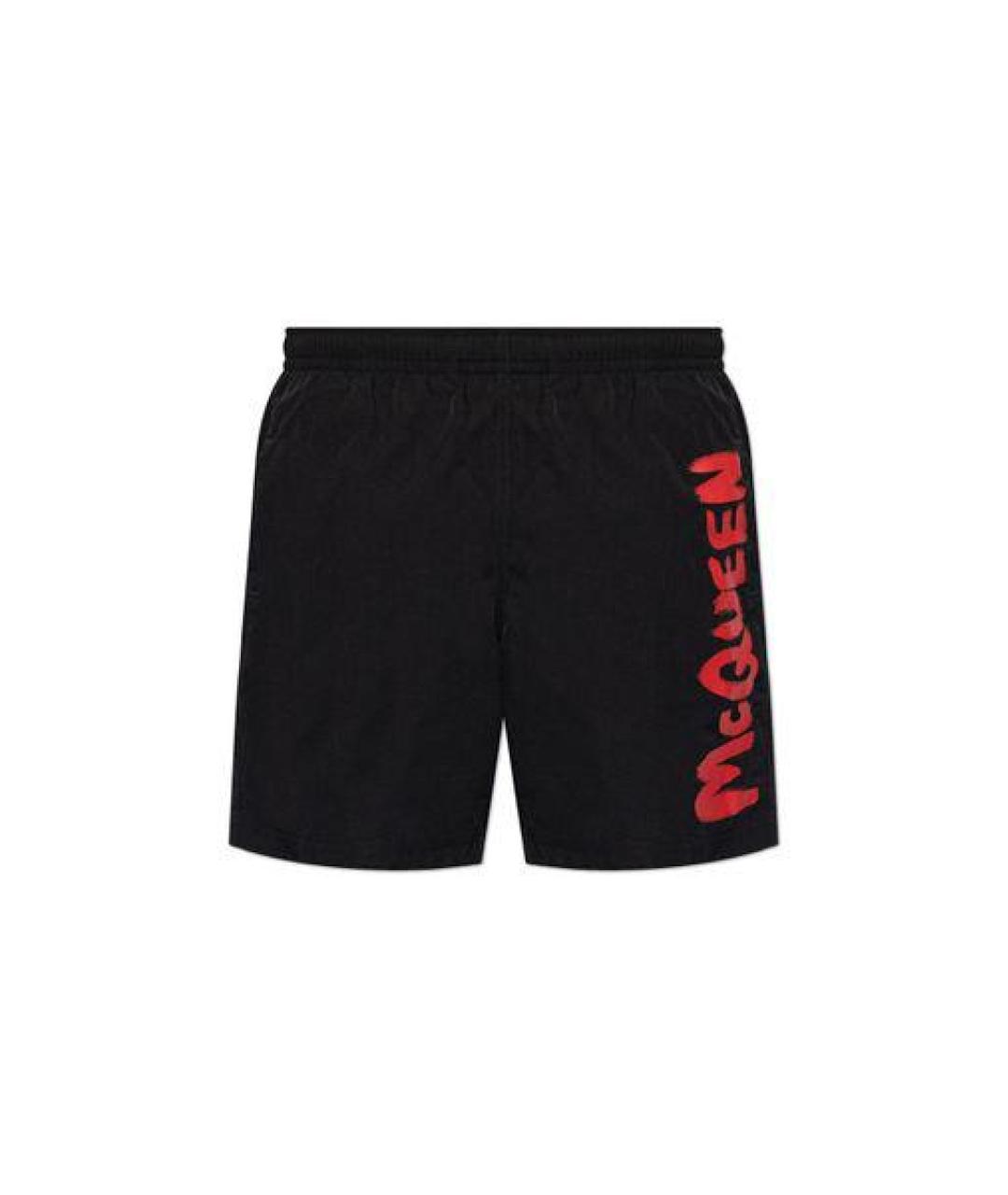 ALEXANDER MCQUEEN Черные полиамидовые плавки, фото 1