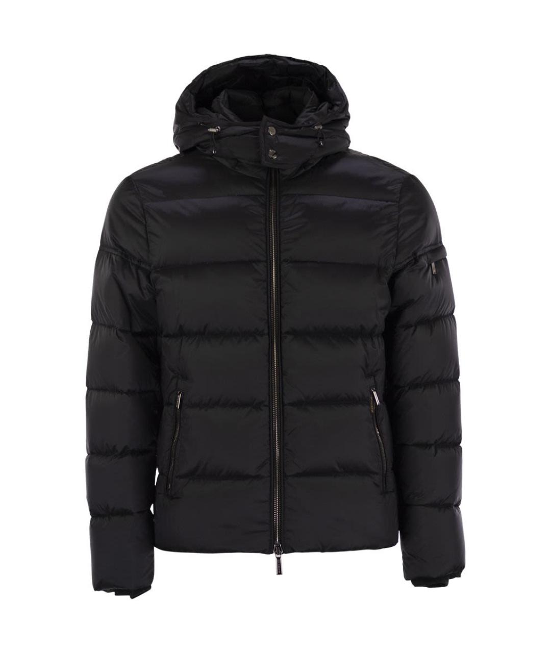 MOORER Синяя полиамидовая куртка, фото 1